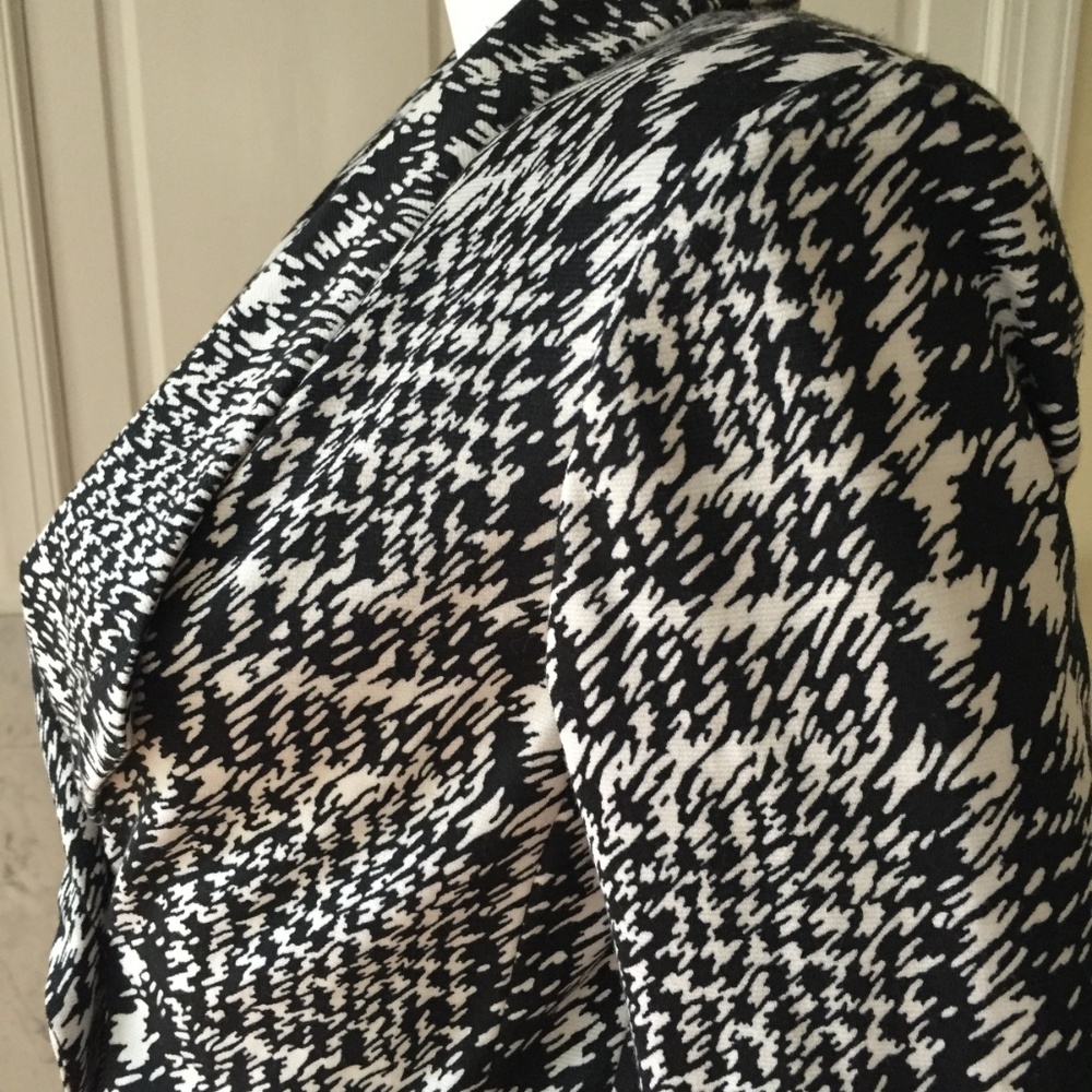 Anne Klein Houndstooth short blazer jacket sz M - Picture 6 of 7